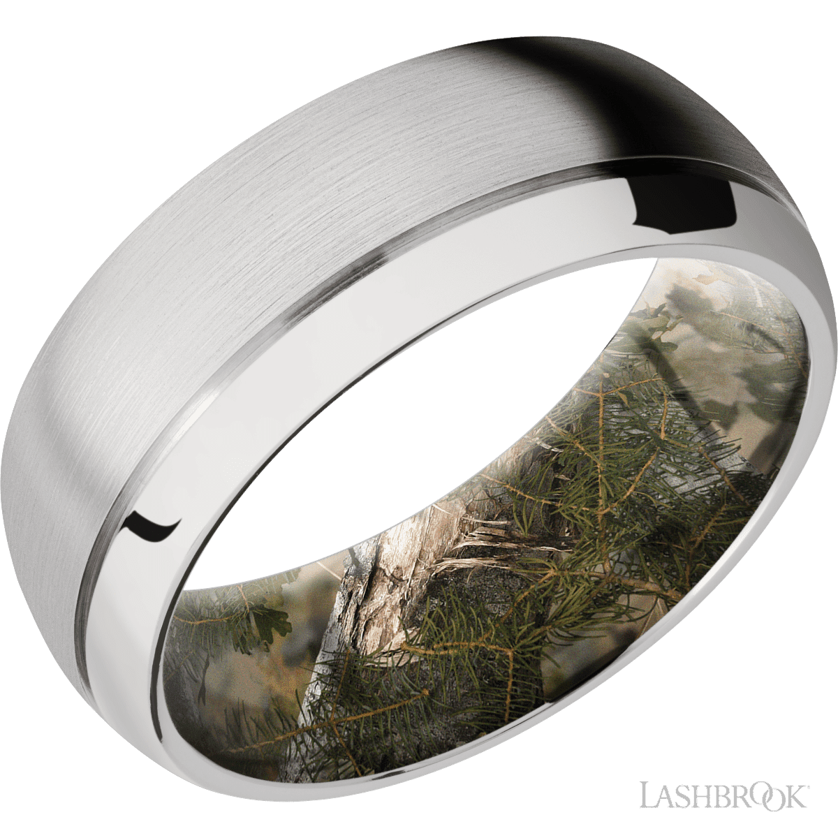 Cobalt Chrome Ring & King's Mountain Sleeve by Lashbrook Designs