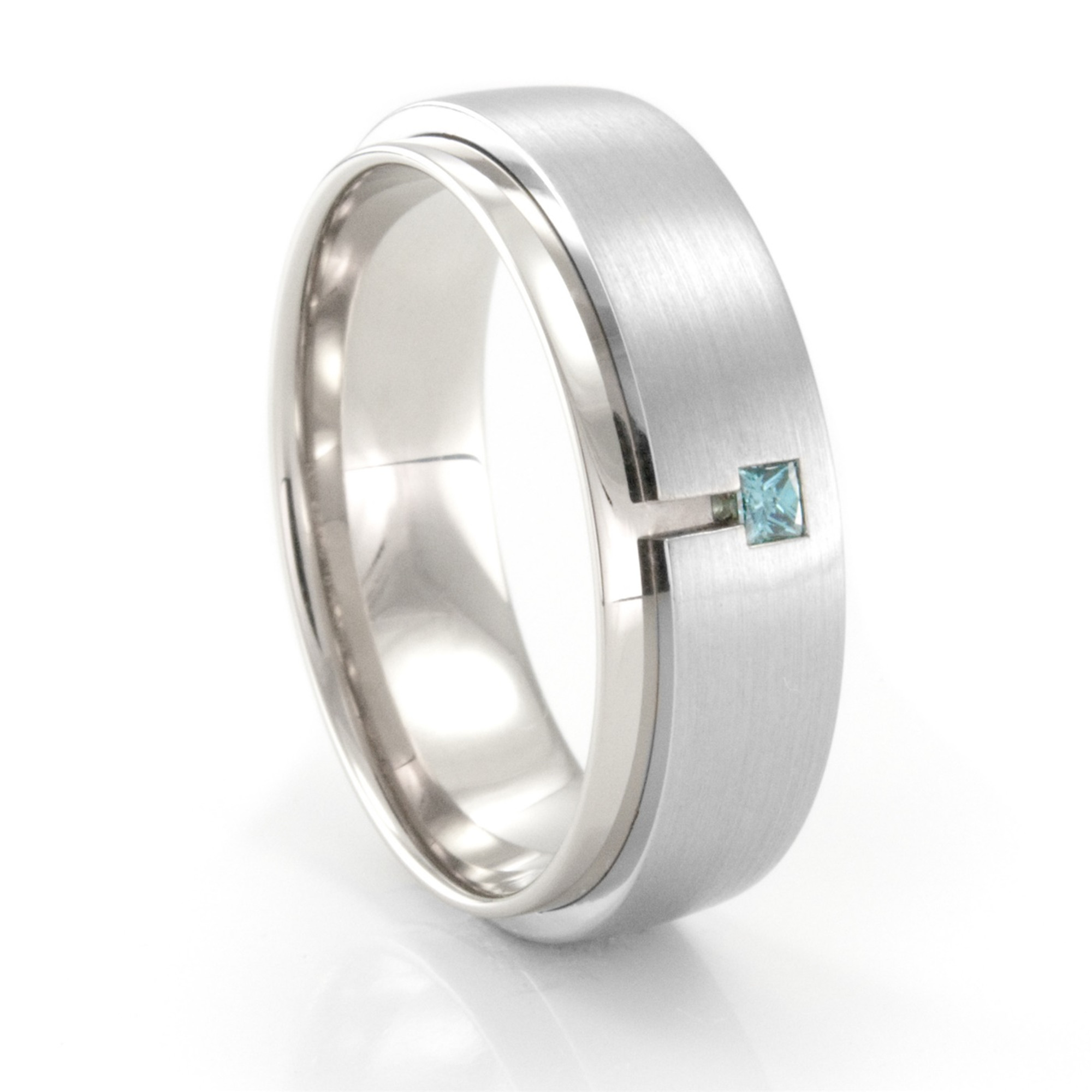 Men's Palladium 950 Diamond Wedding Ring at Fraser Hart