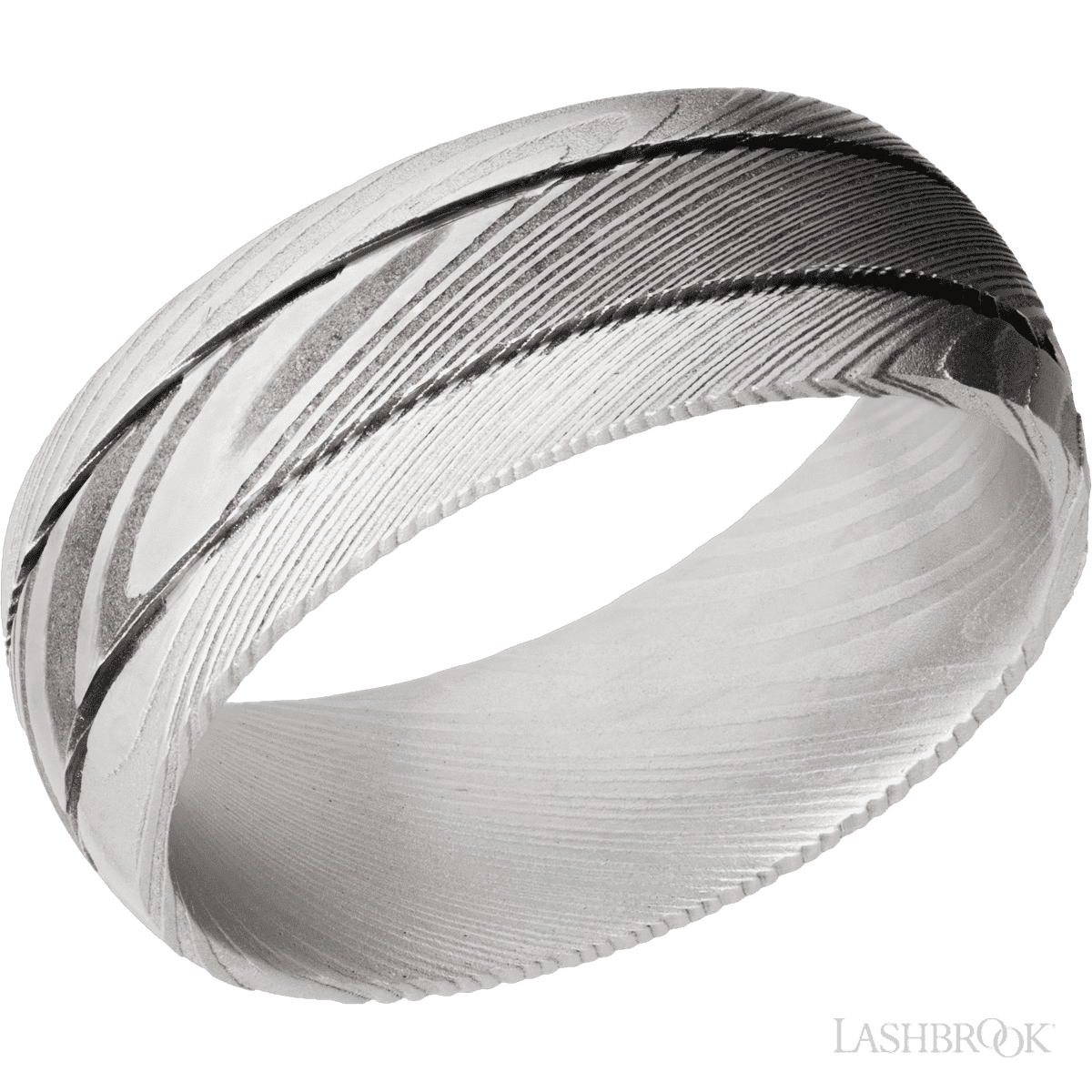 Damascus Steel Band by Lashbrook Designs