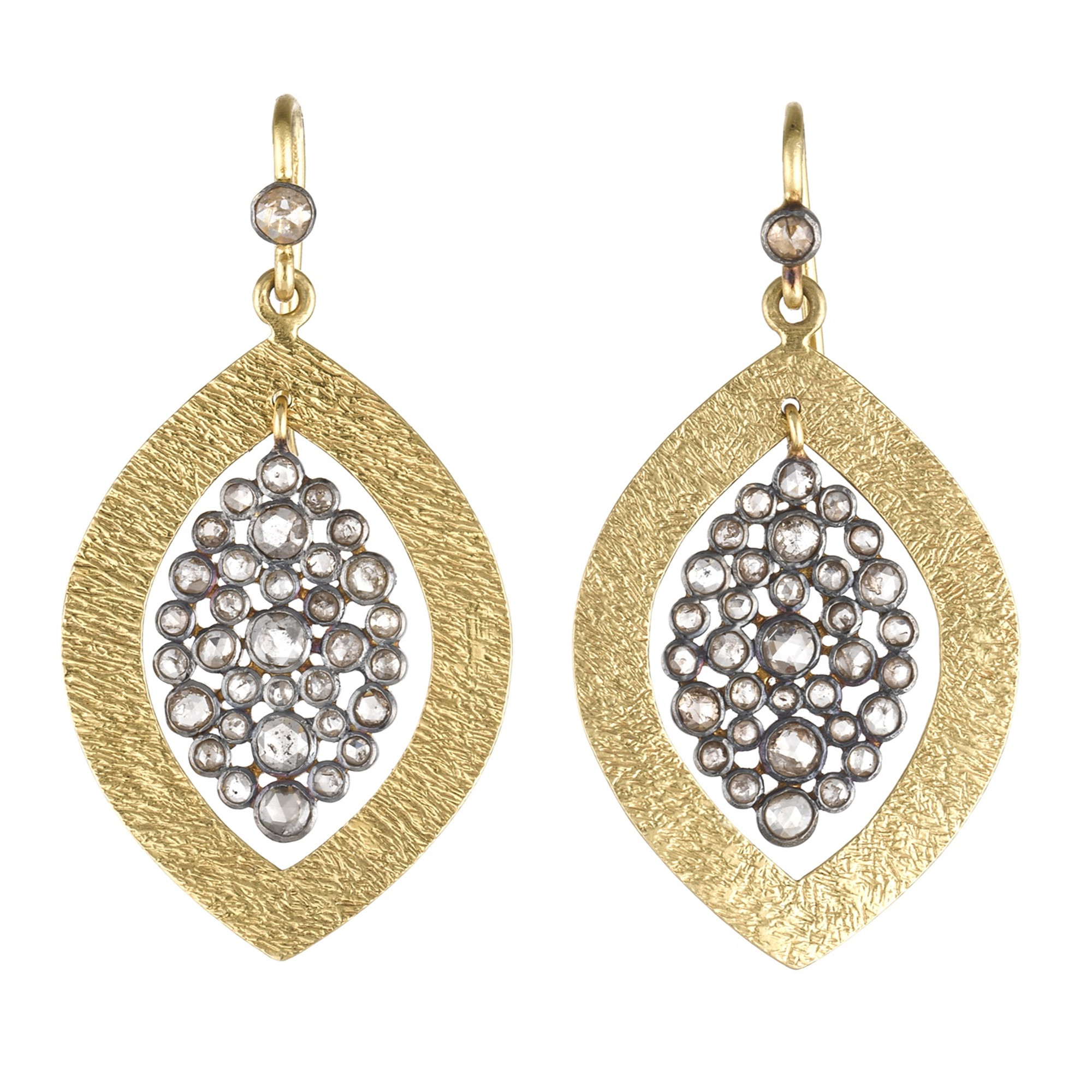 Laila Cutout Gold Drop Earrings Jewellery India Online - CaratLane.com