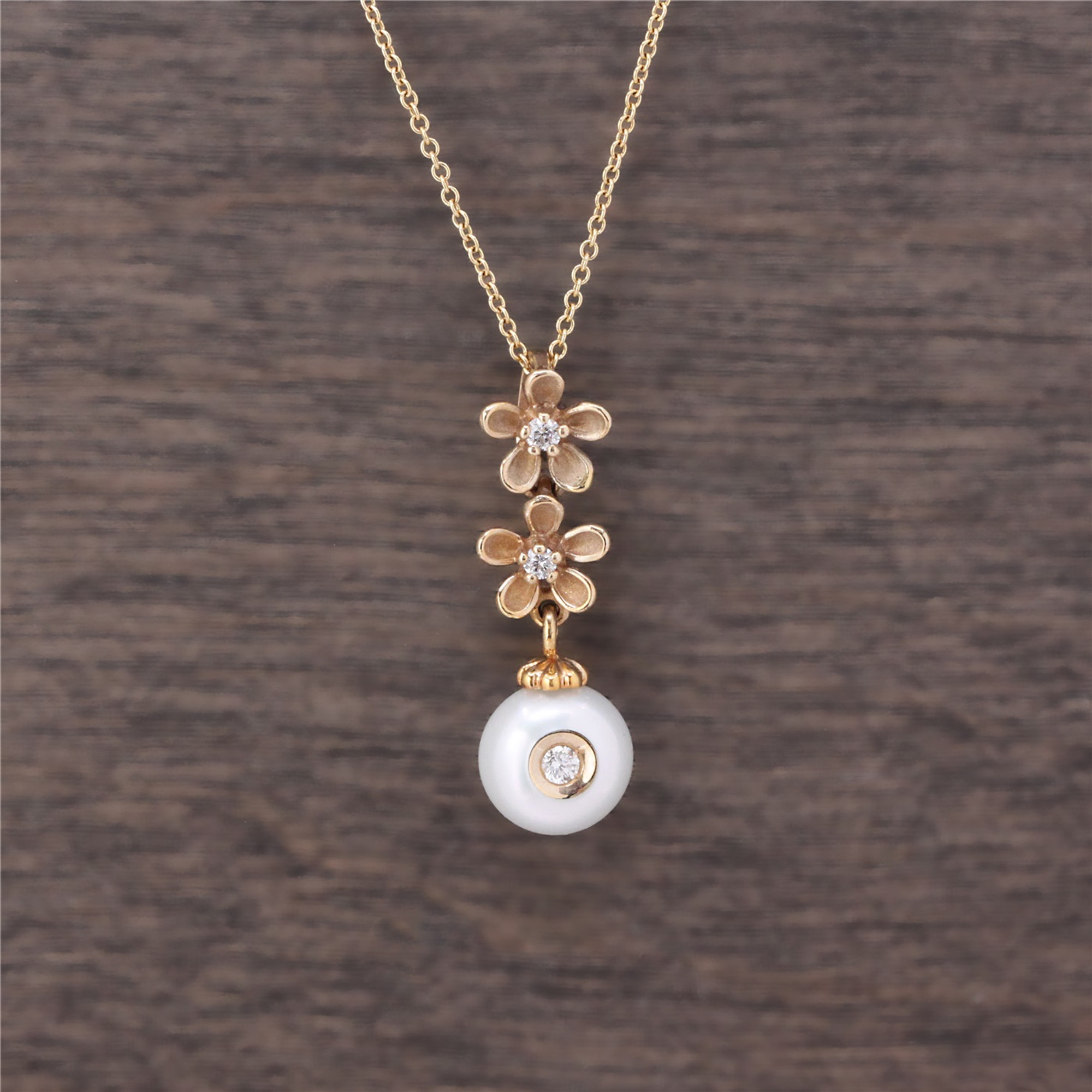 Pearl and Crystal Flower Necklace – Ann Hand