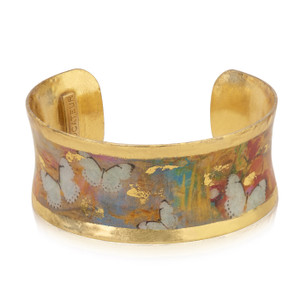 22k Gold Leaf & Enamel Lucy Peveto Stealing Time Corset Cuff by Evocateur 22k Gold Leaf & Enamel Lucy Peveto Stealing Time Corset Cuff by Evocateur