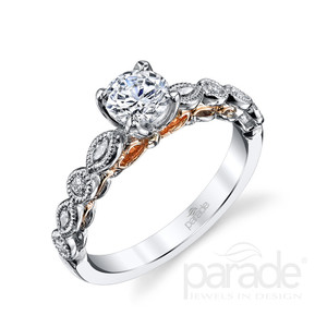 Hemera Diamond Two Tone Engagement Ring Hemera Diamond Two Tone Engagement Ring