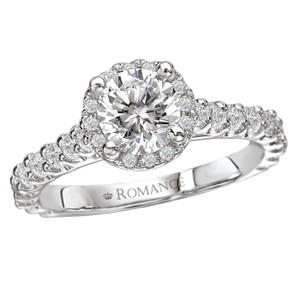 18K Diamond Micro Set Engagement Ring .59ctw 18K Diamond Micro Set Engagement Ring .59ctw
