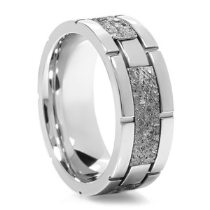 Lashbrook Meteorite & Cobalt Brick Design Ring - CRAG Lashbrook Meteorite & Cobalt Brick Design Ring - CRAG