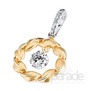 18K Yellow Gold Lyria Diamond Necklace 18K Yellow Gold Lyria Diamond Necklace