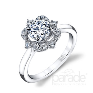 Hemera 18kt White Gold and Diamond Engagement Ring by Parade Hemera 18kt White Gold and Diamond Engagement Ring by Parade