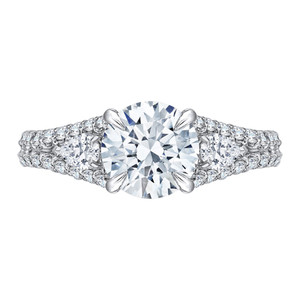 Carizza Two-Tone Diamond Engagment Ring Carizza Two-Tone Diamond Engagment Ring