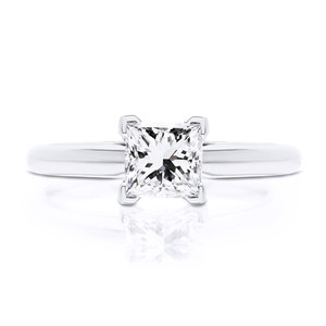 Channel Princess Cut Diamond Engagement Ring - 1.80ct