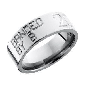 Titanium Laser Carved Duck Band by Lashbrook Designs Titanium Laser Carved Duck Band by Lashbrook Designs