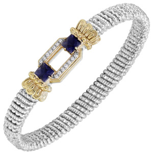 Vahan Diamond & Iolite Bangle Bracelet Vahan Diamond & Iolite Bangle Bracelet