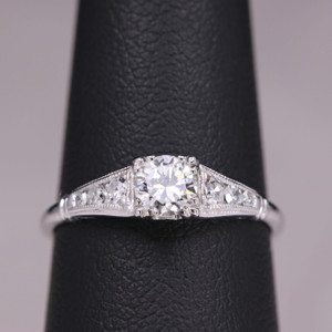 1920s Platinum & .48ctw Diamond Vintage Ring 1920s Platinum & .48ctw Diamond Vintage Ring