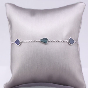 Blue Sapphire Slice Bracelet Blue Sapphire Slice Bracelet