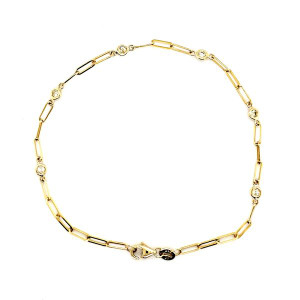 Paperclip Diamond Bracelet Paperclip Diamond Bracelet