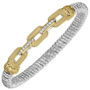 Diamond Beaded Paperclip Vahan Bracelet Diamond Beaded Paperclip Vahan Bracelet