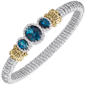 London Blue Topaz & Diamond by Alwand Vahan London Blue Topaz & Diamond by Alwand Vahan