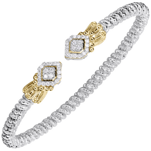 Art Deco Diamond Halo 3mm Bracelet by Alwand Vahan Art Deco Diamond Halo 3mm Bracelet by Alwand Vahan