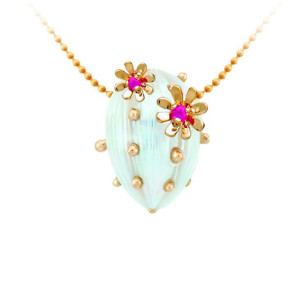 Galatea Pearl Cactus Necklace Galatea Pearl Cactus Necklace
