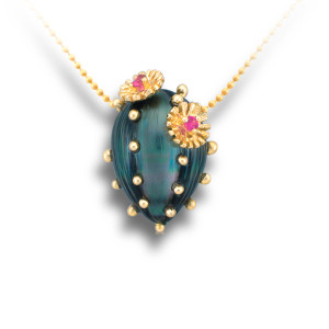Galatea Tahitian Pearl Cactus Necklace Galatea Tahitian Pearl Cactus Necklace