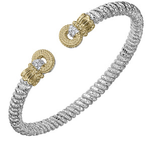 Gold Beaded Ends Bracelet by Alwand Vahan