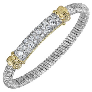 Large Diamond Bangle Bracelet 6mm - Alwand Vahan