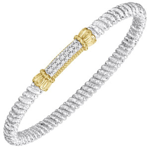 Diamond Bar 4mm Bracelet by Alwand Vahan