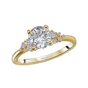 14K Yellow Gold Lab Grown Scattered Diamond Engagement Ring by Romance 14K Yellow Gold Lab Grown Scattered Diamond Engagement Ring by Romance