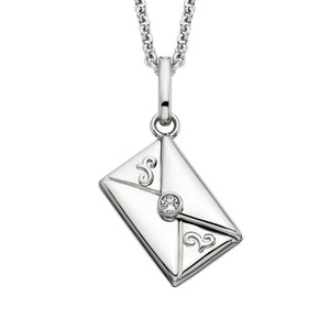 Milestone Moments Sterling Silver Letter to Mom Charm Necklace Milestone Moments Sterling Silver Letter to Mom Charm Necklace