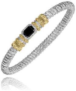 Alwand Vahan Sterling Silver & 14K Yellow Gold Onyx Bracelet Alwand Vahan Sterling Silver & 14K Yellow Gold Onyx Bracelet