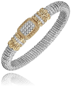 Alwand Vahan Sterling Silver & 14K Yellow Pave Diamond Bracelet Alwand Vahan Sterling Silver & 14K Yellow Pave Diamond Bracelet