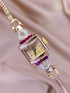 Ladies 14K Rose Gold 'Retro' Period Watch by Blancpain