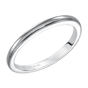 Desiree ArtCarved White Gold Wedding Band Desiree ArtCarved White Gold Wedding Band