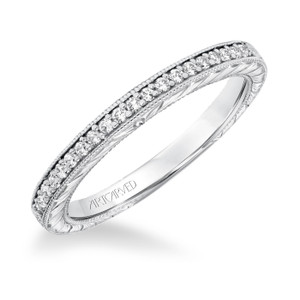 ArtCarved Wihelmina Diamond Wedding Band ArtCarved Wihelmina Diamond Wedding Band