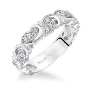 LEAF & VINE - ArtCarved Diamond Anniversary Band LEAF & VINE - ArtCarved Diamond Anniversary Band
