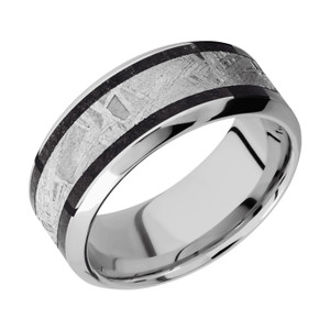 Cobalt Chrome, Meteorite, & Dinosaur Bone Band Cobalt Chrome, Meteorite, & Dinosaur Bone Band