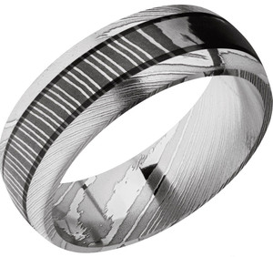 8mm Damascus Steel Wedding Band 8mm Damascus Steel Wedding Band