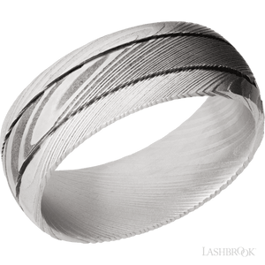 Damascus Steel Band by Lashbrook Designs