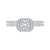 Promezza White Gold Diamond Engagement RingSemi-Mount Promezza White Gold Diamond Engagement RingSemi-Mount