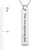 Engravable Bar Pendant with Fingerprint Engravable Bar Pendant with Fingerprint