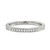 Ladies 18K White Gold & Diamond Eternity Band by Belloria Ladies 18K White Gold & Diamond Eternity Band by Belloria