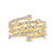 14k Yellow Gold & .65ctw Five Row Diamond Ring 14k Yellow Gold & .65ctw Five Row Diamond Ring