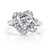 Ladies Retro Diamond Floral Ring