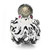 Sterling Silver, Tahitian Pearl & Ruby Octopus Ring by Galatea