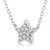 10k Gold Diamond Cluster Star Shaped Necklace 10k Gold Diamond Cluster Star Shaped Necklace