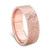 14K Rose Gold Wedding Band - HAMMER FINISH by J.R. YATES 14K Rose Gold Wedding Band - HAMMER FINISH by J.R. YATES