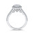 Carizza Hexagon Halo Engagement Ring Carizza Hexagon Halo Engagement Ring