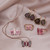14k Yellow Gold & Watermelon Tourmaline Hoop Earrings