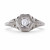 14k White Gold & .25ct Diamond Engagement Ring by Hugo Kohl