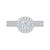 Promezza Cluster Diamond Engagement Ring Promezza Cluster Diamond Engagement Ring
