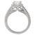 18K Diamond Halo Engagement Ring .34ctw Romance Collection